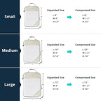 Compression Packing Cubes 3 Set, Compressible Space-Saving Packing Cubes - Image 4
