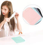 Flat Iron Heat Resistant Silicone Mat for Curling Iron, Hair Straightener Heat Pad, Curling Iron Sleeve, Travel Case Heat Resistant and Other Hair Styling Tools, for Counter, 9 x 6.5 in, Green
