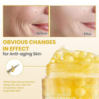 Deep Collagen Retinol Capsule Cream, 1.76 fl.oz - Golden Face & Neck Moisturizer with Hyaluronic Acid, Firming Hydrating Smoothing for All Skin Types