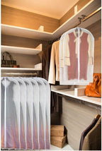 Dress Bags for Hanging Clothes 24'' x 54'' Long Dress Hanging Garment Bag White - Image 6
