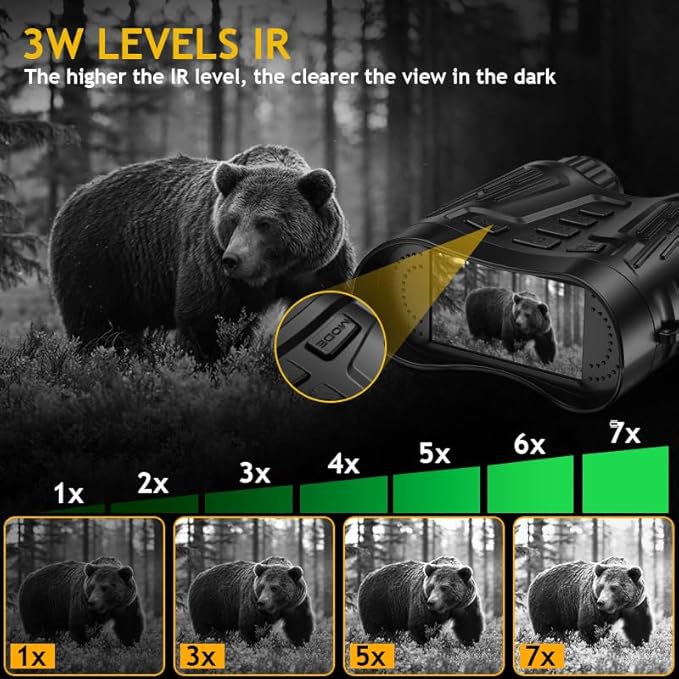 Night Vision Binoculars for Adults, 4K HD Night Vision Goggles - Image 4