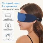 ALASKA BEAR Sleep Headphone Eye Mask w/Thin Speakers, Comfortable Flat Earphones - Image 3