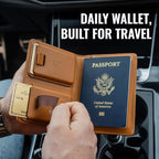 Kings Loot Passport Holder Wallet | RFID Blocking Leather Travel Wallet - Image 8