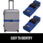 GORILLA GRIP Heavy Duty 4 Pack Adjustable Luggage Straps - Image 4