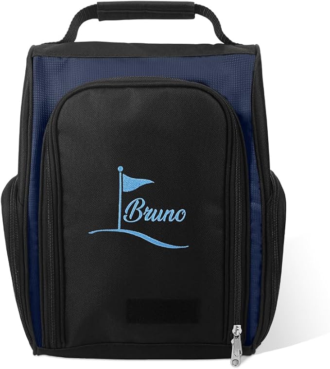 Embroidered Golf Shoe Bag Men Women Handle Strap Personalized Name Golf Shoes by ipetlive