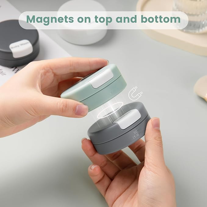 Travel Containers for Toiletries, Magnetic Travel Containers, TSA Approved - Image 2