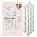 Kitsch Satin Pillow Rollers -Heatless Hair Curler, Hair Rollers, Heatless Curls Overnight, Flexible Curling Rods for Long &Short Hairs, Flexi Rod Curlers to Sleep in, Overnight Blowout Rods-6pc Marble