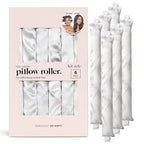Kitsch Satin Pillow Rollers -Heatless Hair Curler, Hair Rollers, Heatless Curls Overnight, Flexible Curling Rods for Long &Short Hairs, Flexi Rod Curlers to Sleep in, Overnight Blowout Rods-6pc Marble