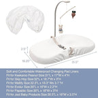 2-Pack Waterproof Changing Pad Covers-Soft Baby Nursery Diaper Changing Pad - Image 6