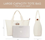 AW BRIDAL Monogram Canvas Tote Bag - Image 2