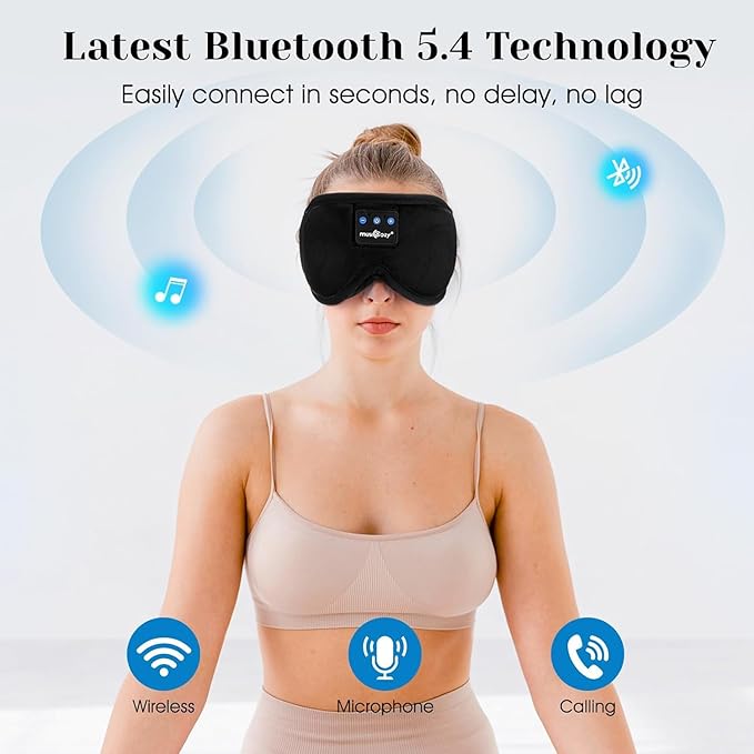 MUSICOZY Sleep Headphones, Wireless Music Earbuds Earphones - Image 6