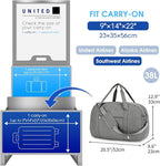 Narwey Carry on Bag 22x14x9 Airlines Approved, Carry on Duffle Bag - Image 2