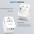 EPICKA Universal Travel Adapter, International Power Adapter - Image 5