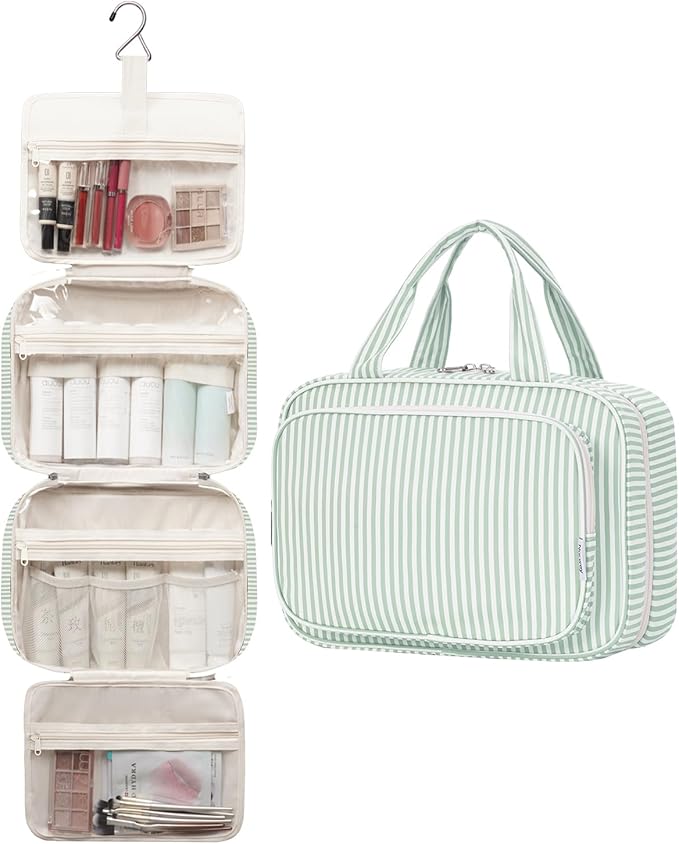 Narwey Striped Travel Toiletry Bag - Image 4