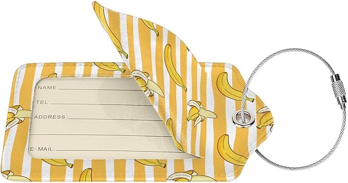2 Packs Bananas Crew Luggage Tag - Image 2