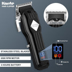 Karrte Professional Hair Clippers/Hair Trimmer/Beard Shaver Kit for Men Cordless Barber Clipper Hair Cutting Kit, Beard Trimmers Haircut Grooming Kit, Gifts for Men