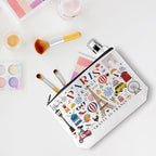 Funny Paris Travel Gifts for Women Makeup Bag France Paris Lovers Gift Birthday Mothers Day Anniversary Cosmetic Bag Travel Toiletry Bag Traveler Essentials Friendship Gifts for Girls Sister Travelers
