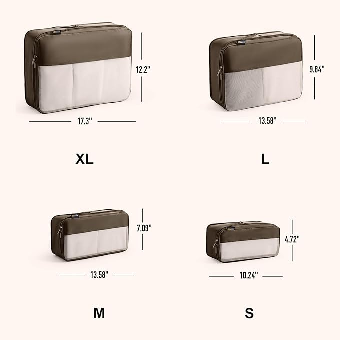 4 Set Compression Packing Cubes - Image 4