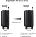 Hanke Hardside Expandable Carry On Luggage, 20 Inch Top Opening Trunk Luggages - Image 2