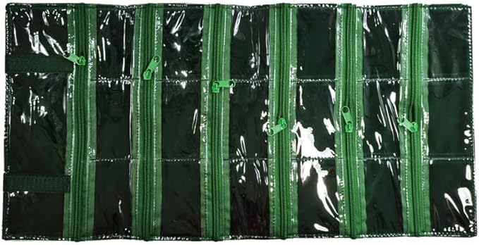 Travel Jewelry Roll Bag Portable Organizer Pouch by SCIKHEFT