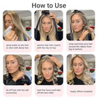 GADZHI Heatless Curling Rod Headband Heatless Hair Roller Curls Set for Long Hair No Heat Silk Hair Wrap Curler Ribbon for Overnight Sleep Hair Roller with Hair Claw Clip DIY Hair Styling Tools (2 set - leopard+pink)