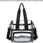 FlowFly Double Layer Cooler Insulated Lunch Bag Adult Lunch Box Large Tote Bag - Image 2