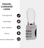 Travel Luggage Locks TSA Approved, Small Combination Padlock - Image 3