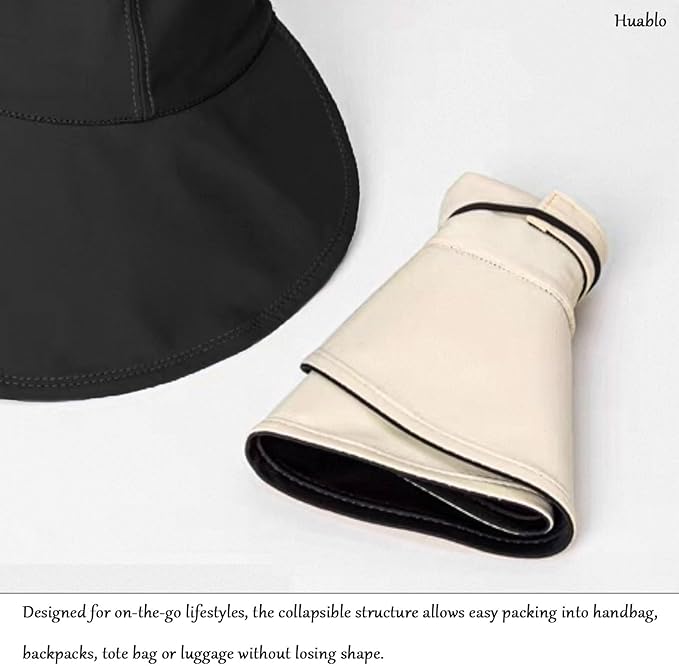 Sun Hats for Womens Wide Brim UV Protection Fishing Hats Packable Reversible - Image 5