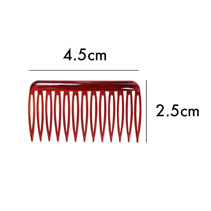 Donna Small Side Pocket Combs for Hair Dryer - Wet Brush & Dry Brush Compatible, Ideal for Travel & Everyday Use, Durable and Compact Hair Styling Tools, 1PC BROWN Color