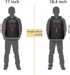 LOVEVOOK Large Backpack for Men 18 inch Heavy Duty Backpack Big Travel Backpack - Image 3