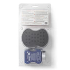 Hydrate I.T. Formula-Hair Sponge Brush + Hair Moisturizer For Men & Women, For Moisturized & Beautifully Sculpted Coils, Twists & Locs (Mini Blue Hair Sponge, Small Holes, 4oz Hair Moisturizer)