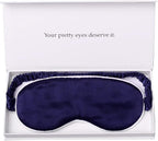 Silk Sleep Mask Light Blocking Luxury 100% Mulberry 19mm Silk Eye Mask Eye by YanserSelection