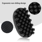 Rubber Curling Hair Brush - Twist King Sponge for Afro Hair, Washable Curl Sponge Styling Tool (Large Tooth)