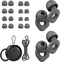 2 Pairs of Earplugs for Sleeping, Reusable Hearing Protection Earplugs by LOETRUY