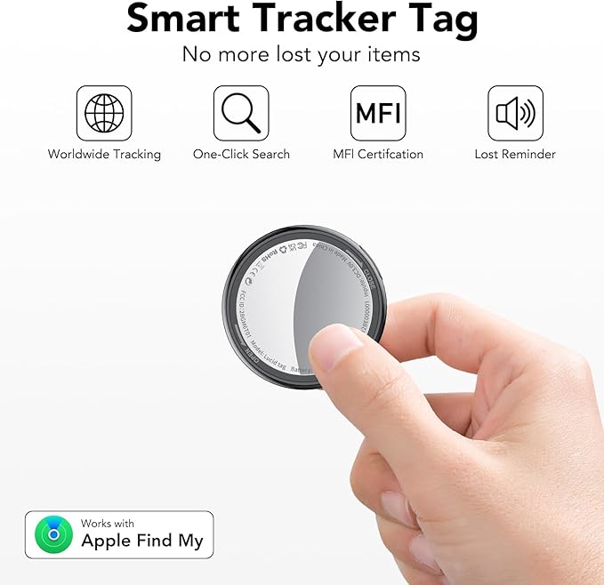 2025 New Air Tracker Tag-1 Pack, Replaceable Battery, Key Finder and Item - Image 2