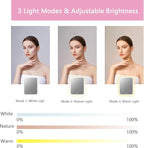 Makeup Bag with Led Mirror, Travel Makeup Organizer with 3 Color Setting & 10X - Image 5