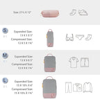 BAGSMART 6 Set Compression Packing Cubes - Image 2