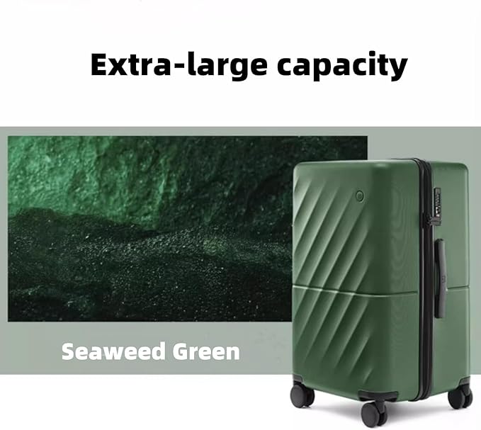 Trunk Luggage 24 Inch, Medium Checked Luggage - Image 2