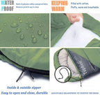 tuphen- Sleeping Bags for Adults Kids Boys Girls Backpacking Hiking Camping - Image 2
