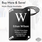 Personalized Luggage Tags: Custom Metal Luggage Tags - Image 2
