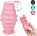 Nefeeko Collapsible Water Bottle, 17oz Reuseable BPA Free Silicone Foldable by Nefeeko