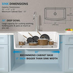 30 White Farm Sink - Image 5