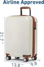 KYME Suitcase Hardshell With Double Spinner Wheels, PC+ABS TSA Lock Travel - Image 3