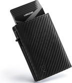 LORZOR Wallet for Men with Metal Card Holder, Pop Up Wallet, Finest Full Grain by LORZOR