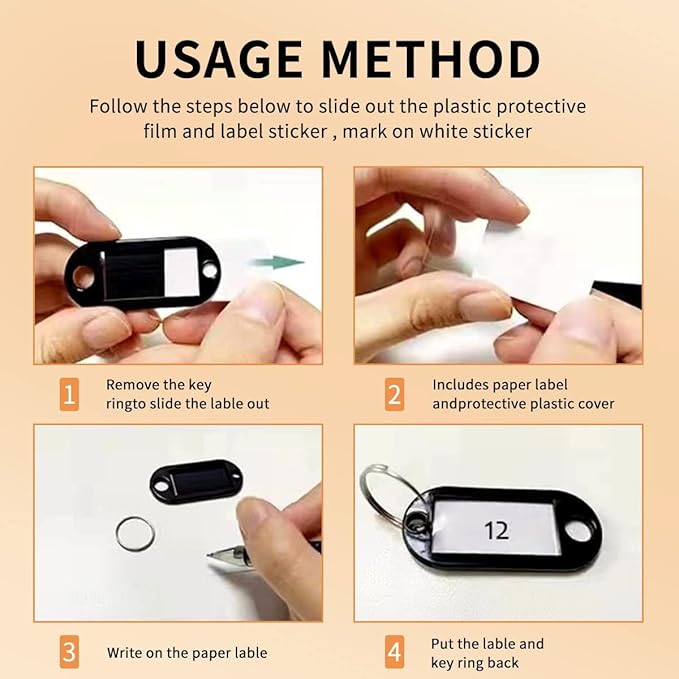 Portable Zippered Key Organizer, Fireproof Key Case - Image 6