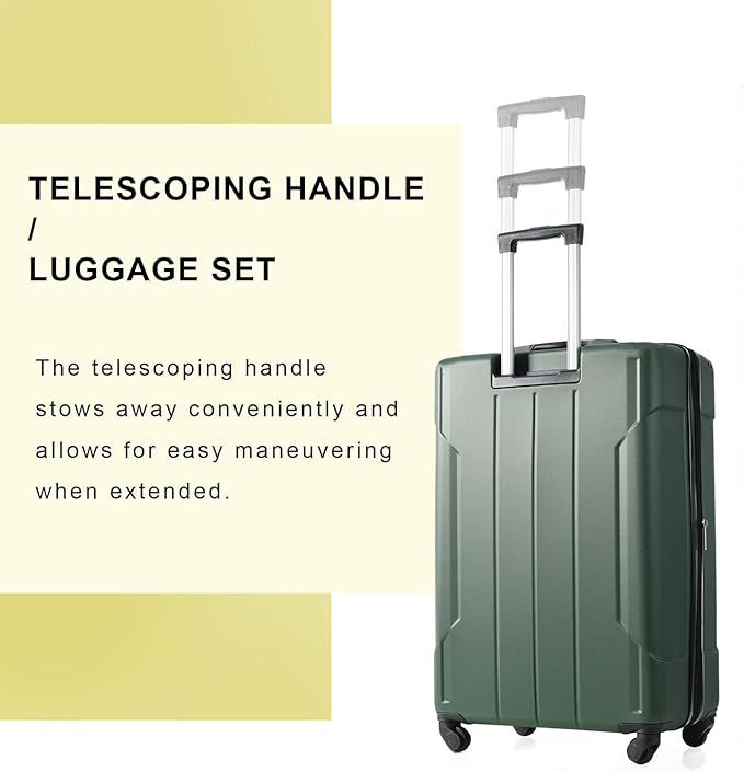 Merax 20 Inch Carry On Luggage Airline Approved, Hardshell ABS Suitcase - Image 6