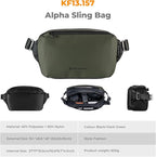 K&F Concept 2 in 1 Sling Bag Everyday Shoulder Bag & Multifunction Photography - Image 6