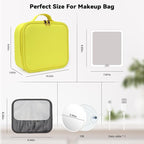 Travel Makeup Bag with LED Mirror and 10x magnifying glass with 3 Lighted - Image 8