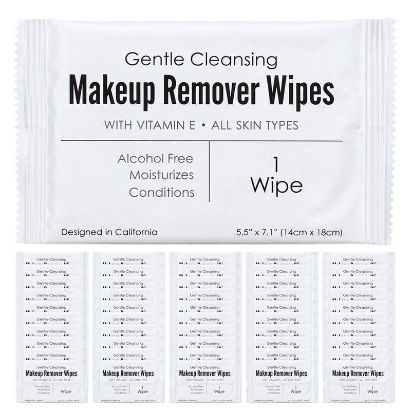 Individual Makeup Remover Wipes (500 Count)