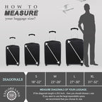 Explore Land Travel Luggage Cover Suitcase Protector Fits 31-32 Inch Case - Image 5
